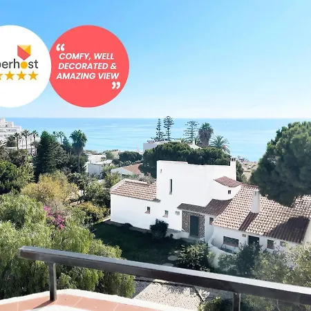 Apartment Beachfront Oura - 100m Beach, Seaview, Garage, 300m Strip Albufeira